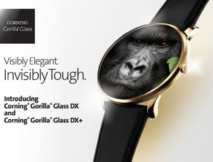 הוכרזה: זכוכית Gorilla Glass DX/DX Plus עבור מחשוב לביש